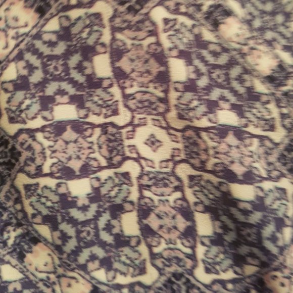 Pink Rose Halter Style Funky Pattern Dress Size L - Picture 12 of 13